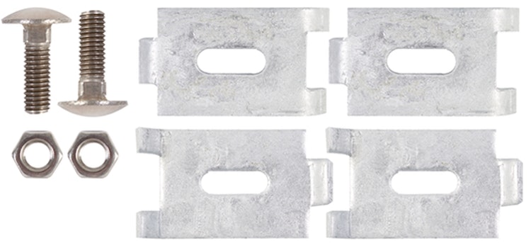 Alberts® Eckverbinder zur Verbindung zweier Doppelstab-Gittermatten,feuerverzinkt 673277