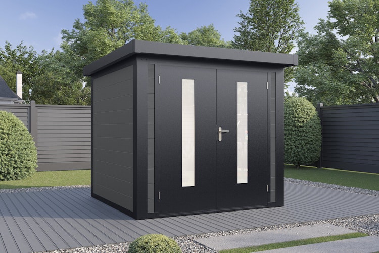 Wolff Finnhaus WPC Gartenhaus Sören - 28 mm