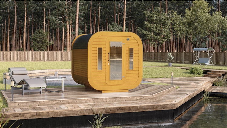 Wolff Finnhaus Design Saunahaus Luago 2x2 Art 2