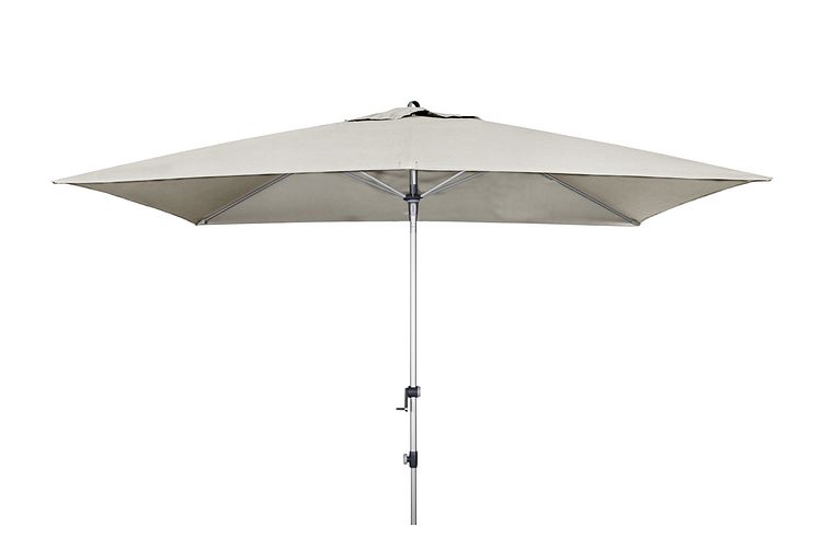 doppler Mittelmastschirm EXPERT 300 x 200 Auto-Tilt, Aluminium Silber / 100 % Polyester 180 g/m²