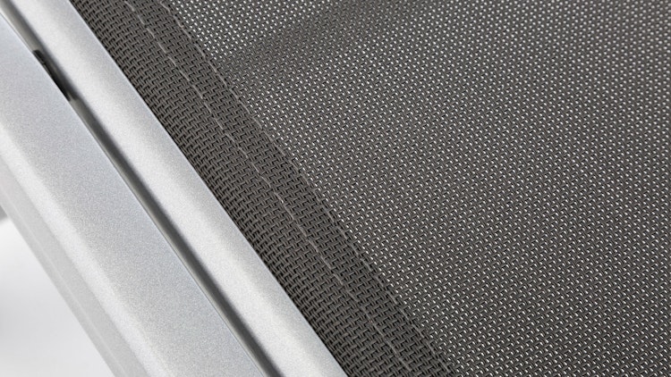 Kettler Hocker BASIC PLUS, Aluminium Silber / Outdoorgewebe Anthrazit