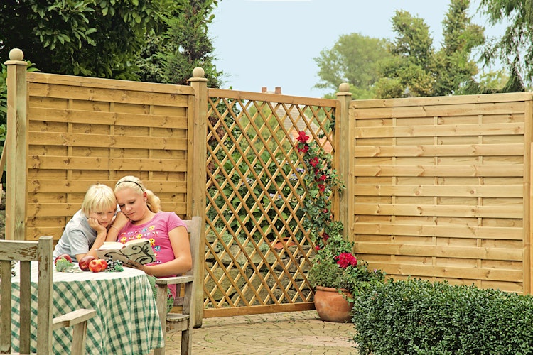 T&J Avantgarde Diagonal-Rankgitter 180 x 180 cm