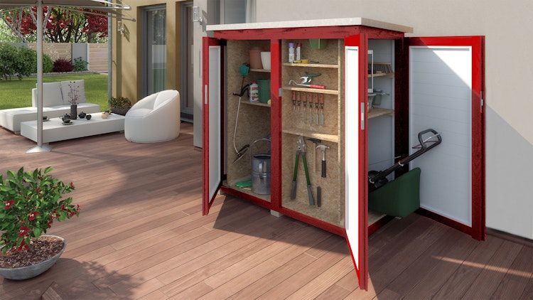 Weka Gartenschrank Geräteschrank Garten [Q] Teras