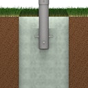 Vorschaubild Biohort Pfosten/Steher für Sichtschutz-System