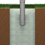 Biohort Pfosten/Steher für Sichtschutz-SystemZubehörbild