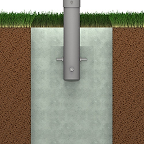 Biohort Pfosten/Steher für Sichtschutz-System