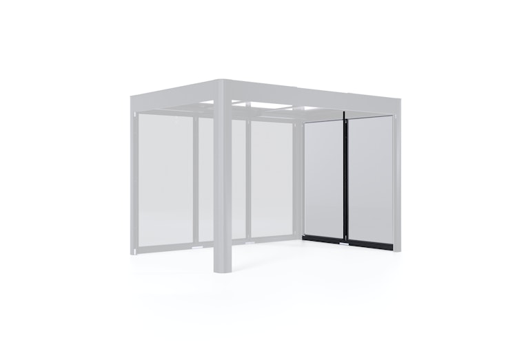 SunElements Wandelement SunCover Modern - 6 mm Acrylglas getönt