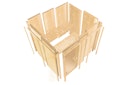 Vorschaubild Karibu Sauna Avari 4 Superior mit Fronteinstieg 68 mm