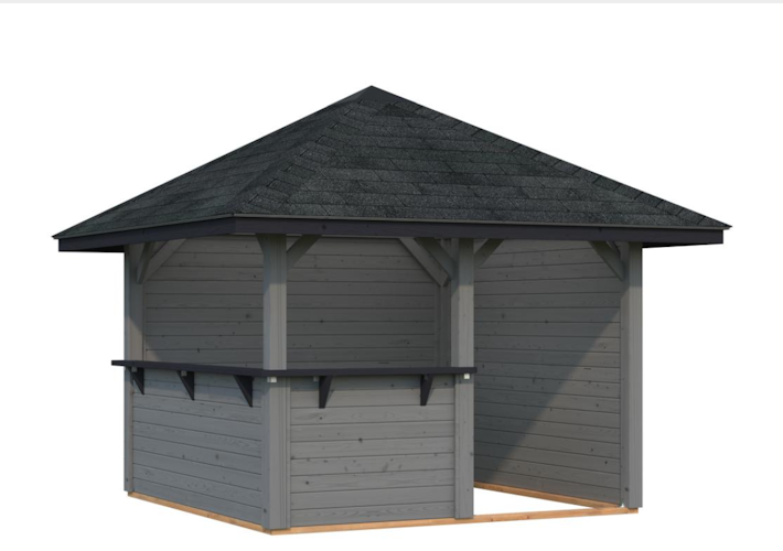 Palmako Pavillon Bianca 8,3 m² Set 103