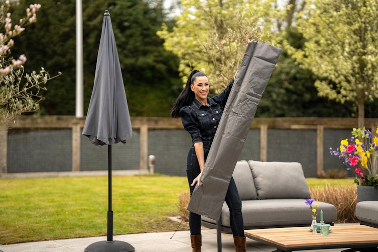 Winza Outdoor Covers Premium Schutzhülle für Marktschirm bis Ø 400 cm, 220 x 40 cm - Abverkauf
