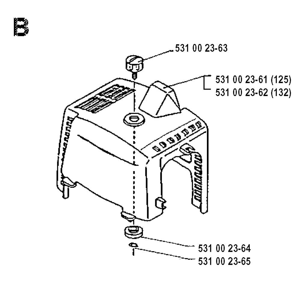 Explosionszeichnung Ersatzteile