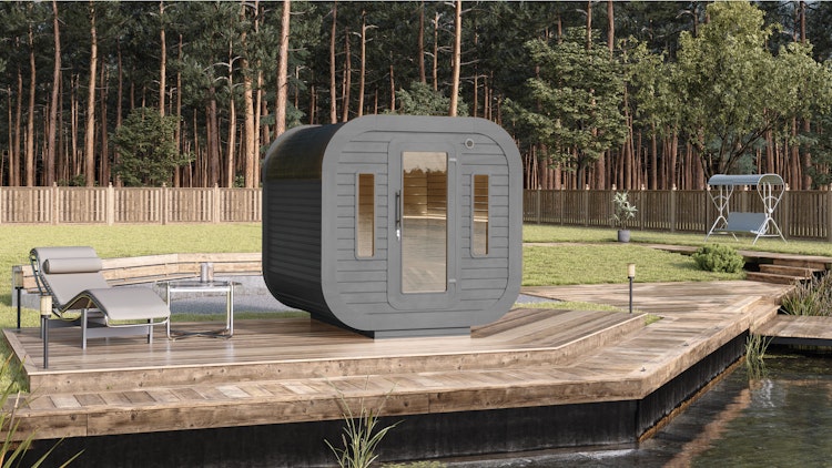 Wolff Finnhaus Design Saunahaus Luago 2x2 Art 2