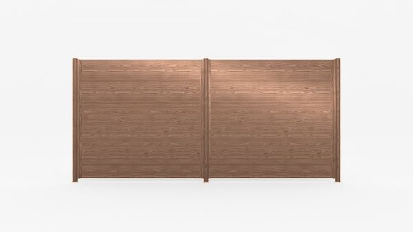 Alberts® Alu Sichtschutz Palitio als Set, Profilhöhe 150 mm, zum Einbetonieren