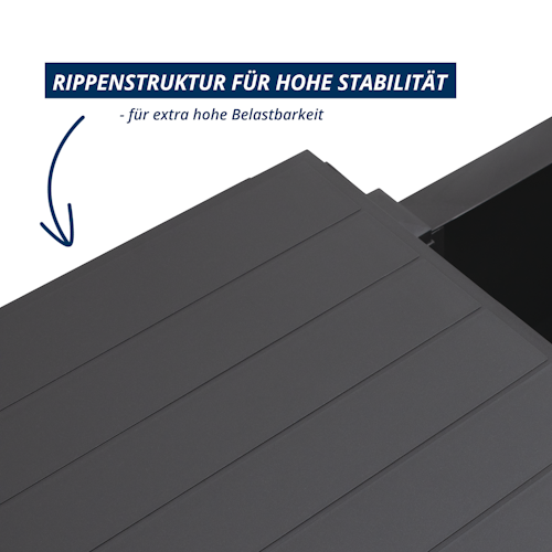 KHW Gartenbank Berlin inkl. Pflanzkästen