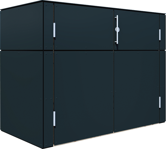 Bertilo HPL Geräteschrank Terrace - 6 mm