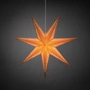 Vorschaubild Konstsmide Weihnachtsbeleuchtung  Brauner Papierstern 78cm