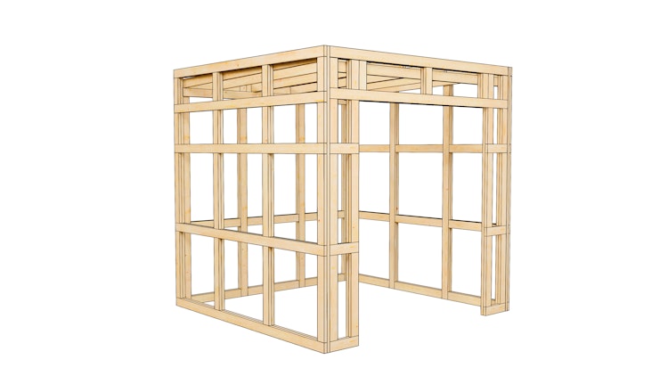 Bertilo Gartenhaus HPL 1 - 6 mm