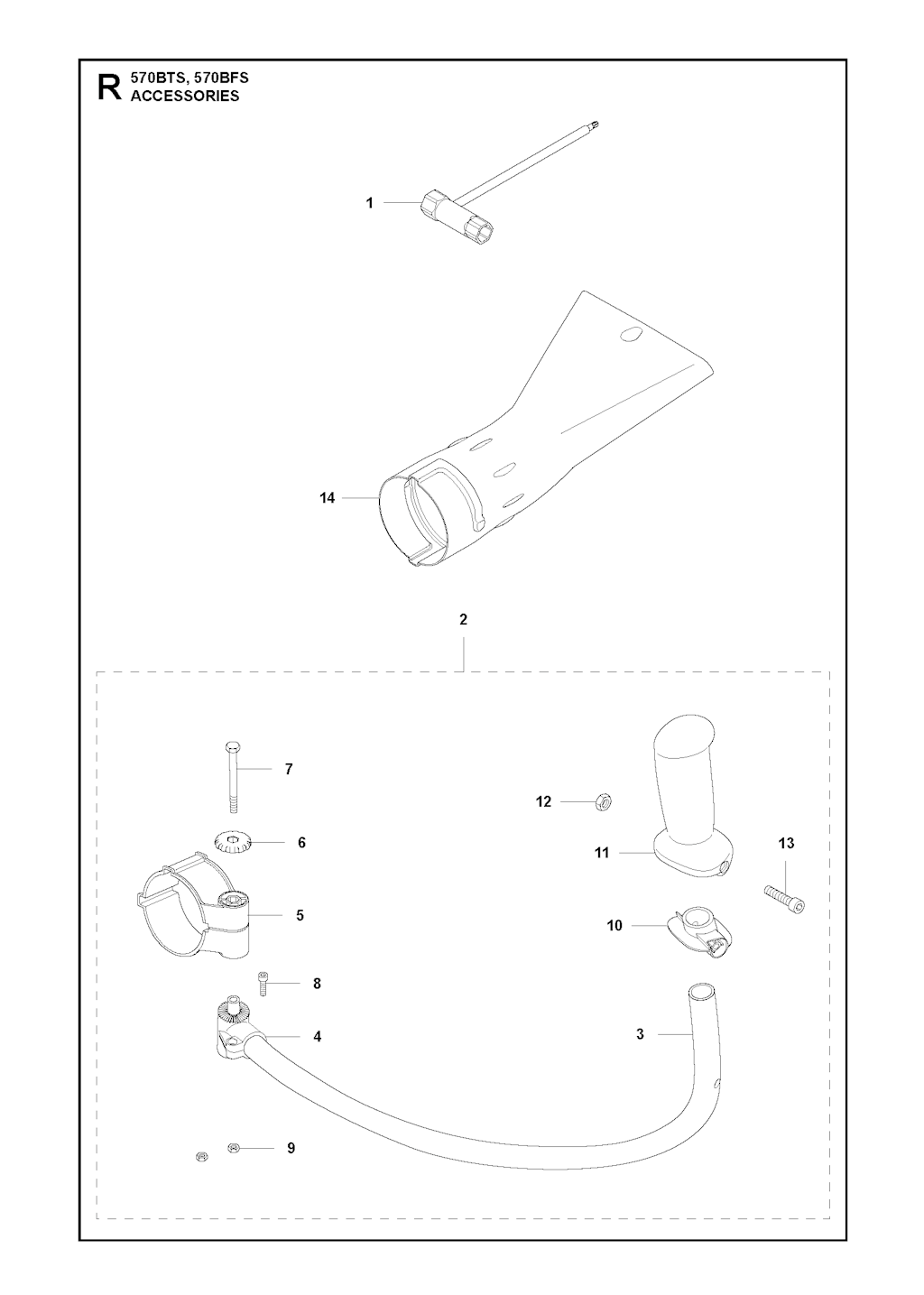 Explosionszeichnung Ersatzteile