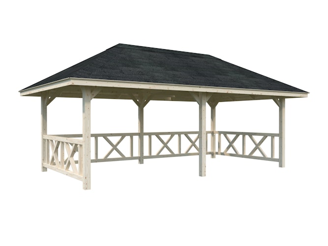 Palmako Pavillon Bianca 16,6 m² Set 107