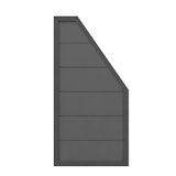 TraumGarten DESIGN WPC anthrazit Anschluss 90 x 180 auf 90Zubehörbild