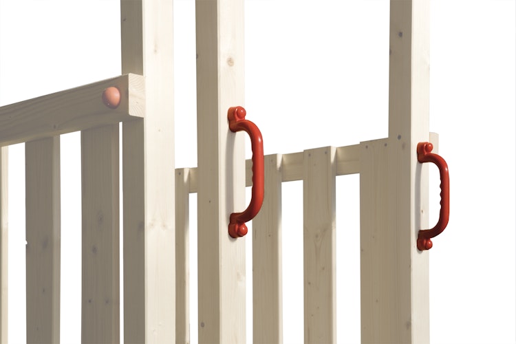 Weka Tabaluga Abenteuer-Doppelschaukel 816 A mit Podest und Rutsche