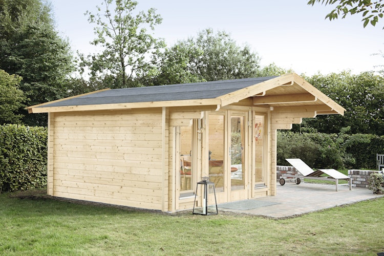 Wolff Finnhaus Gartenhaus Hammerfest 70-A isolierverglast XL