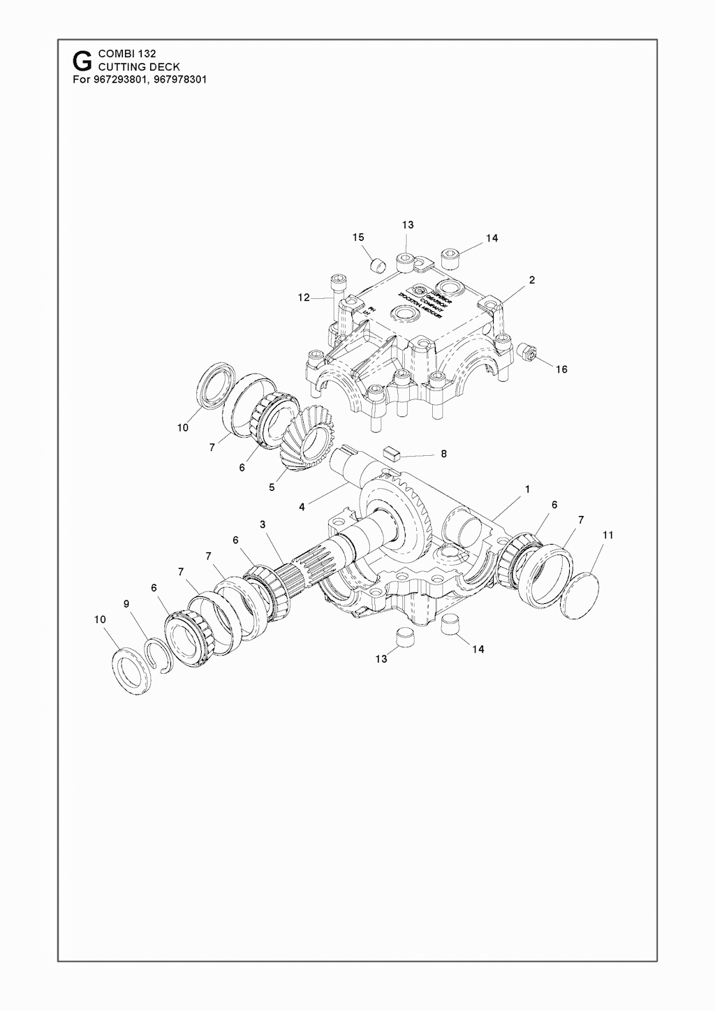 Explosionszeichnung Ersatzteile