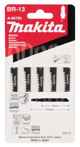 Makita Stichsägeblatt BR-13 A-85793