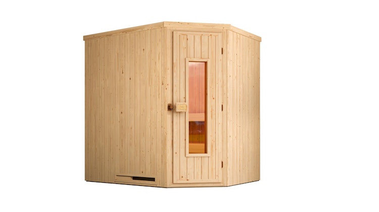Weka Elementsauna Varberg 1 mit Eckeinstieg - 68 mm
