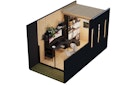 Vorschaubild Karibu Design Gartenhaus Home Office Studio 2 Blackline - 73 mm