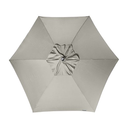 doppler Mittelmastschirm EXPERT 280 Auto-Tilt, Aluminium Silber / 100 % Polyester 180 g/m²