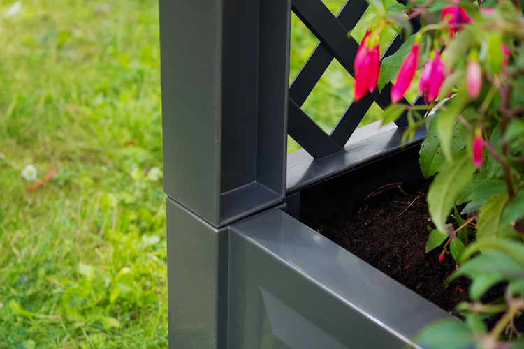 KHW Pflanzkasten klein mit Spalier 43 cm