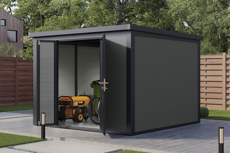 Wolff Finnhaus WPC Gartenhaus Asger - 19 mm