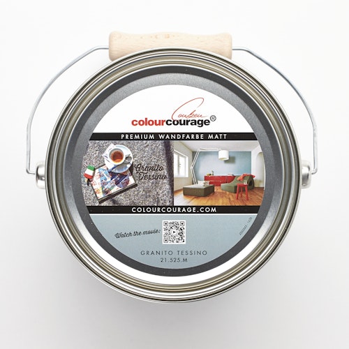 colourcourage® Premium Wandfarbe matt Granito Tessino