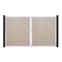 Vorschaubild GroJa BasicLine Schmal Doppeltor Rahmen Aluminium EV1 3000 x 1800 mm