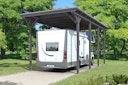 Vorschaubild Skan Holz Caravan-Carport Emsland 404x846 cm mit erhöhter Einfahrt