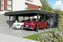 Vorschaubild Skan Holz Carport Friesland Hybrid Set 14 557x708 cm inkl. Abstellraum