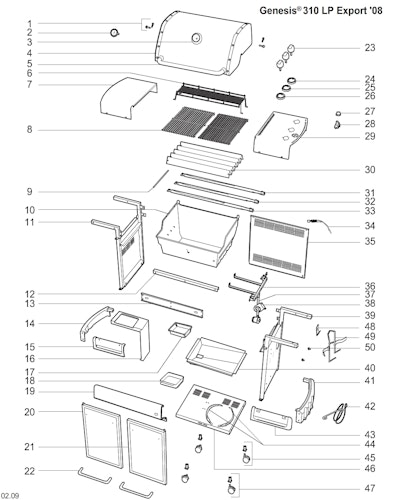 Weber Genesis S-310 LP SS (2009) (DE/AT)