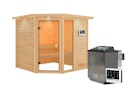 Vorschaubild Karibu Woodfeeling Sauna Tabea - 38 mm Massivholz Aktionssauna inkl. gratis Sauna-Zubehörset im Wert von 234,94 €