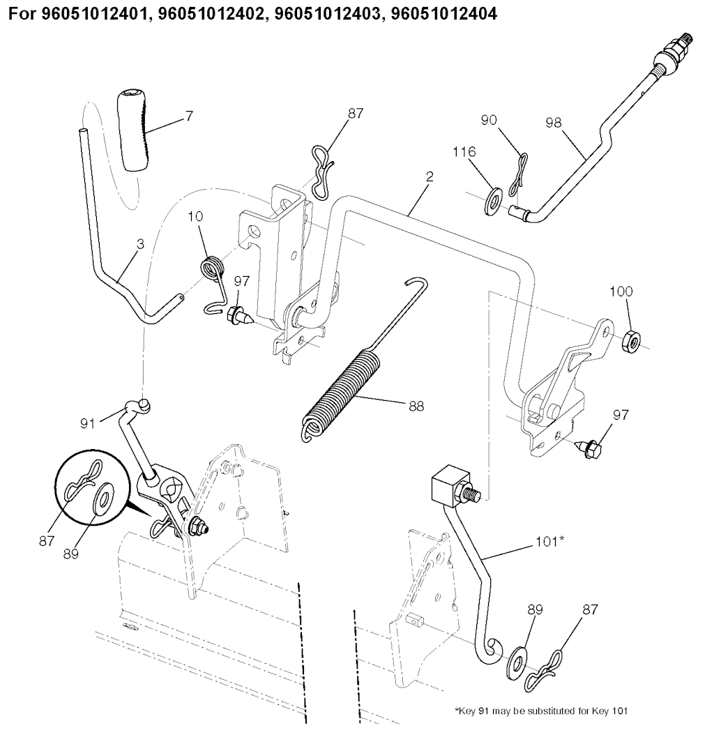 Explosionszeichnung Ersatzteile