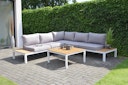 Vorschaubild Garden Pleasure Lounge-Set VALENTINA, Aluminium / Nonwood / Kissen 100 % Polyester