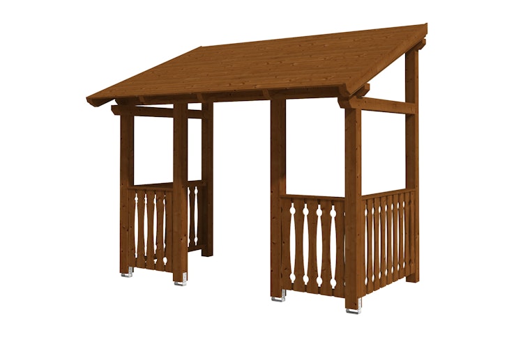 Skan Holz Pultdach Vordach Paderborn