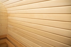 Wolff Finnhaus Lindenholz im Saunaraum für Sauna Luago 3x2Zubehörbild