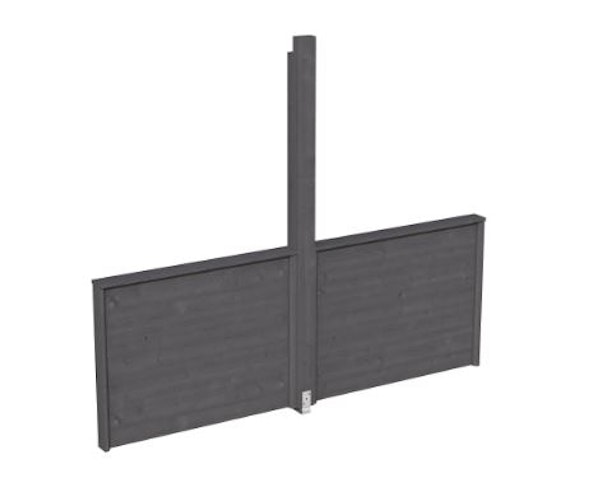 Skan Holz Brüstung halbhoch für Pavillon Toulouse