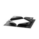 Vorschaubild höfats Kerzenhalter-Set SQUARE CANDLE schwarz 4 Stück