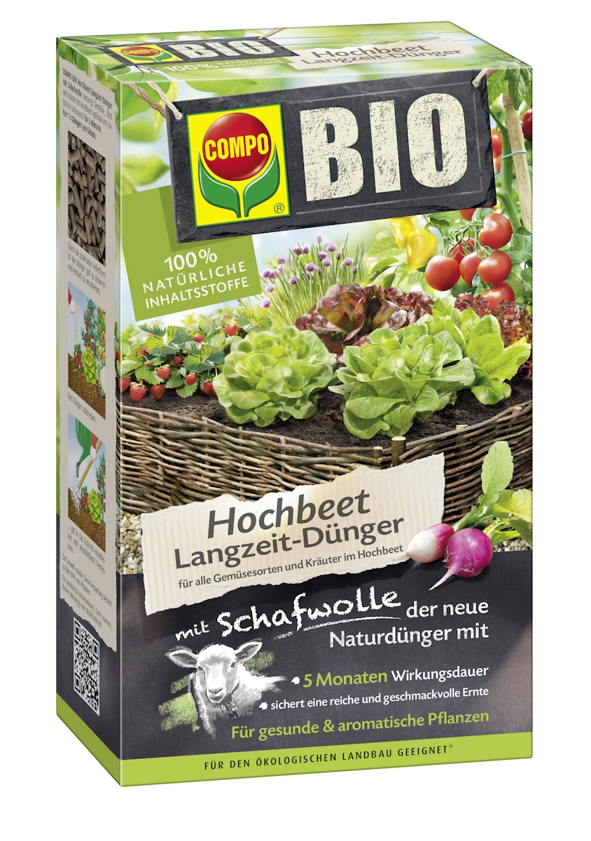 COMPO BIO Hochbeet Dnger mit Schafwolle (750 g) kaufen