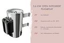 Vorschaubild Karibu Sauna Valida  (Eckeinstieg) - 28 mm Massivholz Aktionssauna 230 Volt Plug & Play