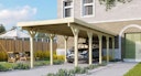 Vorschaubild Karibu Carport Einzelcarport Classic Einzel 3 - kesseldruckimprägniert