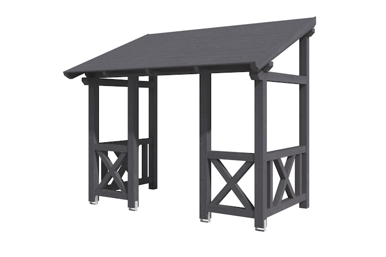 Skan Holz Pultdach Vordach Paderborn