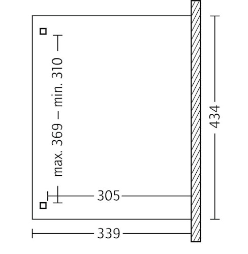 Skan Holz Terrassenüberdachung Verona o. Mittelpfosten Breite 434 cm